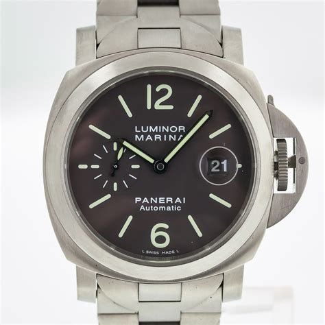 officine panerai luminor marina automatic titanium 300m|panerai luminor automatic with date.